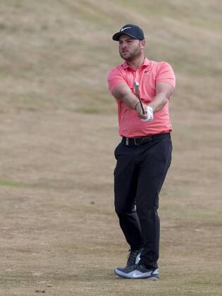 15th July 2018, Gullane Golf Club, Gullane, Scotland; Aberdeen Investments Scottish Open Golf, 4th round; Jordon Smith plays his appraocha shot to the green on first fairway  ActionPlus12047876 AlanxRennie