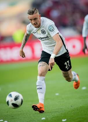 19. Mai 2018: Berlin, Olympiastadion: Fussball DFB-Pokalfinale: FC Bayern Muenchen - Eintracht Frankfurt: Frankfurts Marius Wolf am Ball.