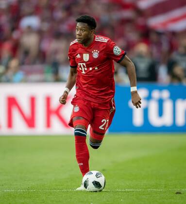 19. Mai 2018: Berlin, Olympiastadion: Fussball DFB-Pokalfinale: FC Bayern Muenchen - Eintracht Frankfurt: Muenchens David Alaba am Ball.