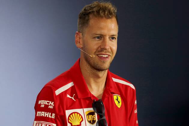 Photo4 LaPresse 19 07 2018 Hockenheimring, Germany Grand Prix Formula One Germany 2018 In the pic: Sebastian Vettel (GER) Scuderia Ferrari SF71H Copyright: xPhoto4 LaPressex