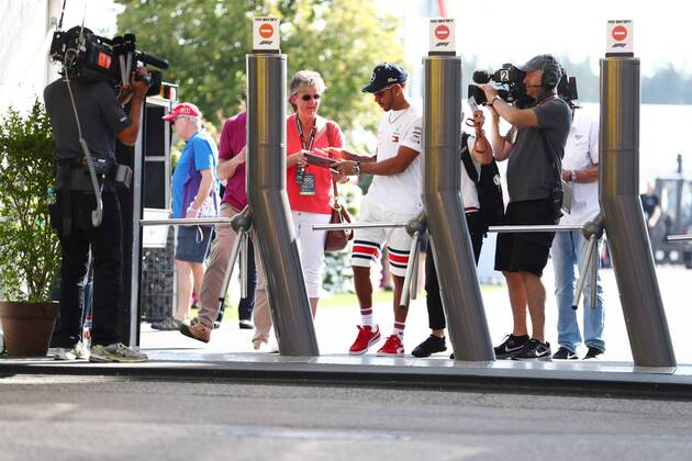 Lewis Hamilton (Mercedes AMG Petronas Formula One Team), Grosser Preis von Deutschland 2018, Motorsport, Formel 1, 20.07.2018, Grosser Preis von Deutschland 2018, Motorsport, Formel 1, 20.07.2018 Hockenheim Copyright: xEIBNER AlexanderxNeisx EP_ANS