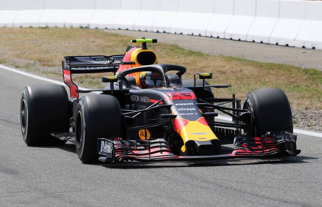 Max Verstappen, Red Bull Racing, formula 1 GP, Germany in Hockenheim, 20.07.2018 Photo:mspb Thomas Melzer Max Verstappen, formula 1 GP, Germany 2018