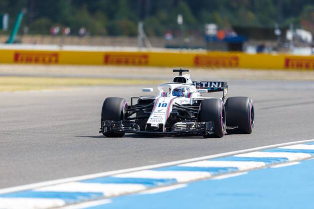 Lance Stroll (Williams Martini Racing) mit seinem Auto auf der Strecke, Grosser Preis von Deutschland 2018, Motorsport, Formel 1, 20.07.2018, Grosser Preis von Deutschland 2018, Motorsport, Formel 1, 20.07.2018 Hockenheim Copyright: xEIBNER AlexanderxNeisx EP_ANS