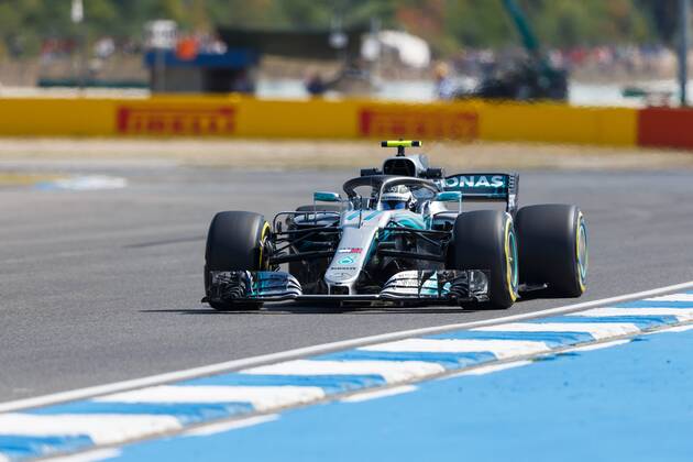 Valtteri Bottas (Mercedes AMG Petronas Formula One Team) mit seinem Auto auf der Strecke, Grosser Preis von Deutschland 2018, Motorsport, Formel 1, 20.07.2018, Grosser Preis von Deutschland 2018, Motorsport, Formel 1, 20.07.2018 Hockenheim Copyright: xEIBNER AlexanderxNeisx EP_ANS