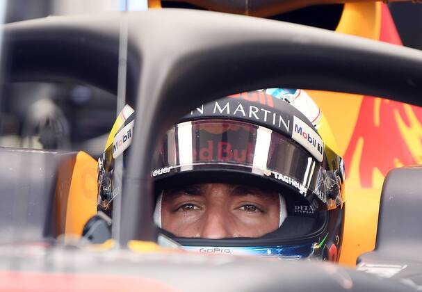 20.07.2018, xpsx, Formel 1 FIA, Grand Prix von Deutschland 2.Freies Training 2018 emspor, v.l. Daniel Ricciardo (Red Bull - Tag Heuer) Hockenheim