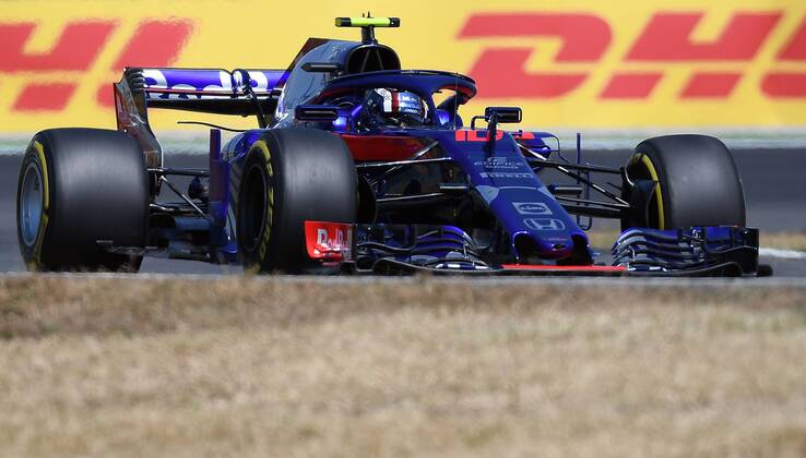 20.07.2018, xpsx, Formel 1 Grand Prix von Deutschland, Grand Prix von Deutschland 1.Freies Training 2018 emspor, v.l. Pierre Gasly (Toro Rosso - Honda) Hockenheim