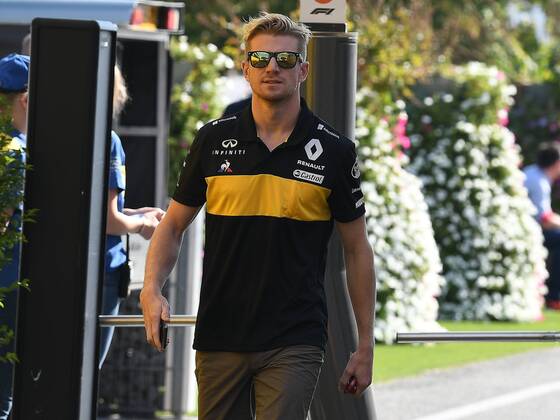20.07.2018, xpsx, Formel 1 Grand Prix von Deutschland, Grand Prix von Deutschland 1.Freies Training 2018 emspor, v.l. Nico Hülkenberg (Renault) Hockenheim