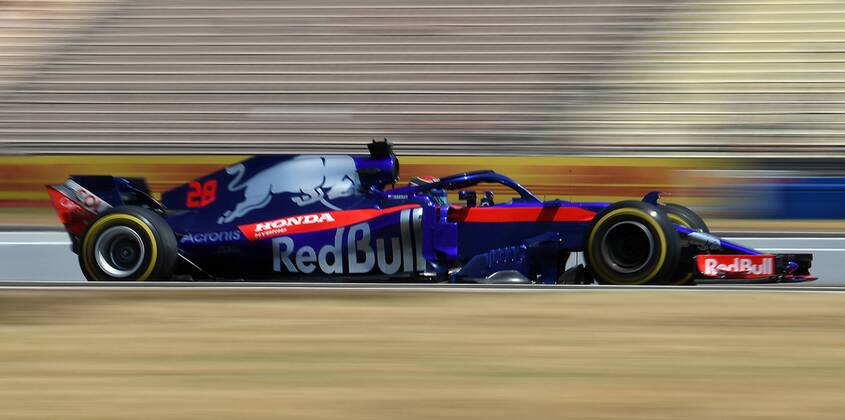 20.07.2018, xpsx, Formel 1 Grand Prix von Deutschland, Grand Prix von Deutschland 1.Freies Training 2018 emspor, v.l. Brendon Hartley (Red Bull Toro Rosso Honda) Hockenheim