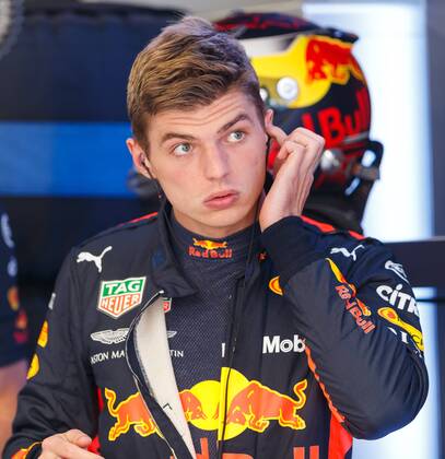 Max Verstappen (Red Bull Racing) in der Box, Grosser Preis von Deutschland 2018, Motorsport, Formel 1, 20.07.2018, Grosser Preis von Deutschland 2018, Motorsport, Formel 1, 20.07.2018 Hockenheim Copyright: xEIBNER AlexanderxNeisx EP_ANS
