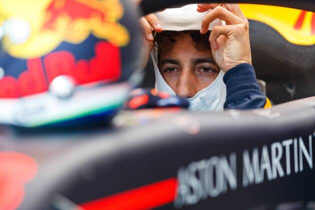Daniel Ricciardo (Red Bull Racing) im Auto, Grosser Preis von Deutschland 2018, Motorsport, Formel 1, 20.07.2018, Grosser Preis von Deutschland 2018, Motorsport, Formel 1, 20.07.2018 Hockenheim Copyright: xEIBNER AlexanderxNeisx EP_ANS