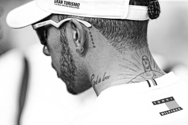 Sport Bilder des Tages Motorsports: FIA Formula One World Championship WM Weltmeisterschaft 2018, Grand Prix of Germany, 44 Lewis Hamilton (GBR, Mercedes AMG Petronas Motorsport), Hockenheim Germany