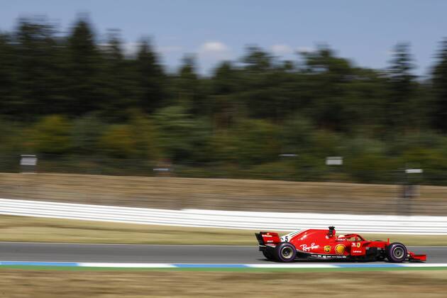 Motorsports: FIA Formula One World Championship WM Weltmeisterschaft 2018, Grand Prix of Germany, 5 Sebastian Vettel (GER, Scuderia Ferrari), Hockenheim Germany