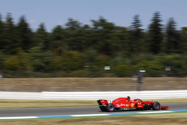 Motorsports: FIA Formula One World Championship WM Weltmeisterschaft 2018, Grand Prix of Germany, 7 Kimi Raikkonen (FIN, Scuderia Ferrari), Hockenheim Germany