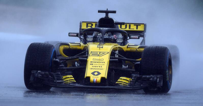21.07.2018, xpsx, Formel 1 FIA, Grand Prix von Deutschland 3. Freies Training 2018 emspor, v.l. Nico Hülkenberg (Renault) Hockenheim