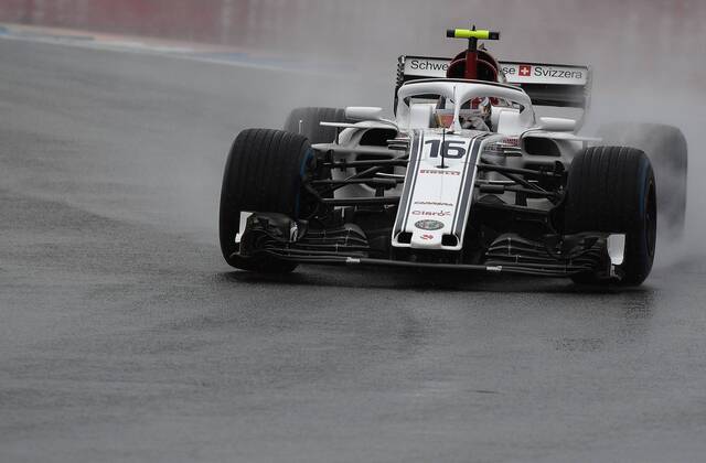 21.07.2018, xpsx, Formel 1 FIA, Grand Prix von Deutschland 3. Freies Training 2018 emspor, v.l. Charles Leclerc (Sauber - Ferrari) Hockenheim