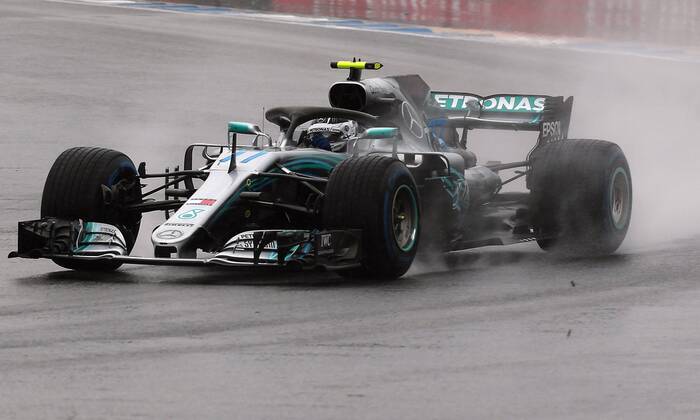 21.07.2018, xpsx, Formel 1 FIA, Grand Prix von Deutschland 3. Freies Training 2018 emspor, v.l. Valtteri Bottas (Mercedes AMG) Hockenheim
