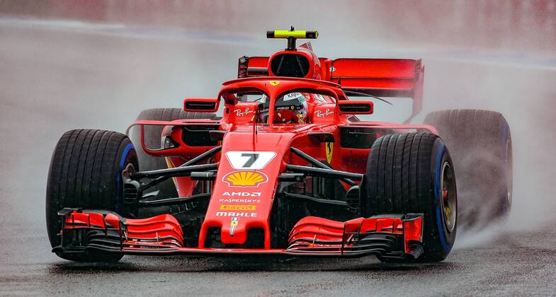 21.07.2018, xpsx, Formel 1 FIA, Grand Prix von Deutschland 3. Freies Training 2018 emspor, v.l. Kimi Räikkönen (Ferrari Scuderia Ferrari) Hockenheim