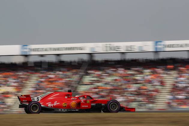 Photo4 LaPresse 21 07 2018 Hockenheimring, Germany Grand Prix Formula One Germany 2018 In the pic: Sebastian Vettel (GER) Scuderia Ferrari SF71H Copyright: xPhoto4 LaPressex
