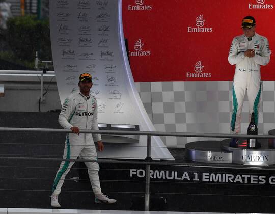 Lewis Hamilton; Valtteri Bottas; Mercedes Grand Prix, formula 1 GP, Germany in Hockenheim, 22.07.2018 Photo:mspb Jerry Andre Lewis Hamilton; Valtteri Bottas; Formel 1 GP, Germany 2018