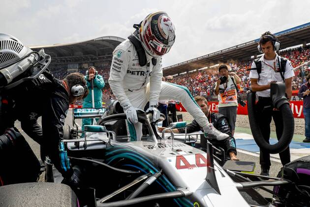 Motorsports: FIA Formula One World Championship WM Weltmeisterschaft 2018, Grand Prix of Germany, 44 Lewis Hamilton (GBR, Mercedes AMG Petronas Motorsport), Hockenheim Germany