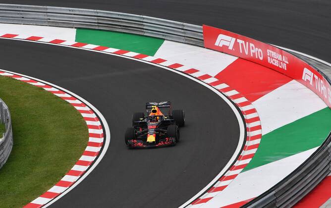 Max Verstappen, Red Bull Racing, formula 1 GP, Ungarn in Budapest, 28.07.2018 Photo:mspb Jerry Andre Max Verstappen, formula 1 GP, Ungarn 2018