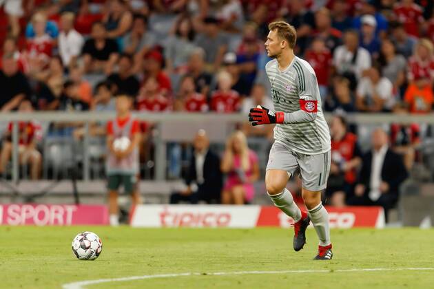 Deutschland, Muenchen, 05.08.2018, Testspiel, FC Bayern Muenchen - Manchester United ManU Torwart Manuel Neuer (FCB) in Aktion ( DeFodi048