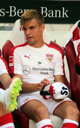 VfB Stuttgart - Atletico Madrid Deutschland, Stuttgart, 05.08.2018, Fussball, Bundesliga, Saison 2018 2019, Testspiel, VfB Stuttgart - Atletico Madrid: Borna Sosa (VfB Stuttgart).