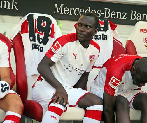 VfB Stuttgart - Atletico Madrid Deutschland, Stuttgart, 05.08.2018, Fussball, Bundesliga, Saison 2018 2019, Testspiel, VfB Stuttgart - Atletico Madrid: Chadrac Akolo (VfB Stuttgart).