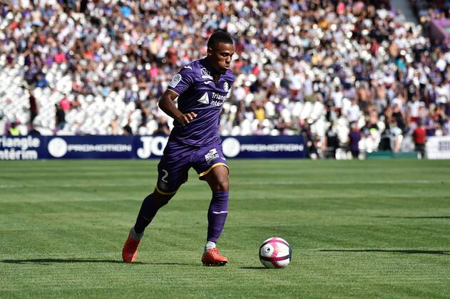 Kelvin Amian (tfc) FOOTBALL : Toulouse vs Bordeaux - 2eme Journee de L1 - Toulouse - 19 08 2018 ThierryBreton Panoramic 