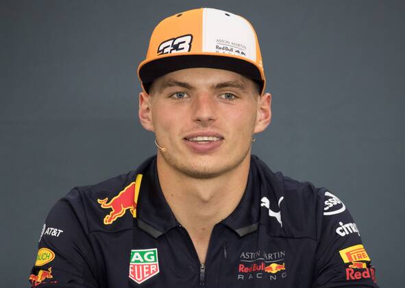 Red Bull s Dutch driver Max Verstappen pictured during a press conference PK Pressekonferenz part of preparations ahead of the Spa-Francorchamps Formula One Grand Prix of Belgium race, in Spa-Francorchamps, Thursday 23 August 2018. BENOITxDOPPAGNE x05411518x