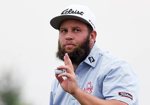 Golfer Andrew Johnston is seen during the Czech Masters golf tournament within the European Tour, in Vysoky Ujezd, Czech Republic, on August 24, 2018. (CTKxPhoto RomanxVondrous) CTKPhotoP201808240629101  vnd 15