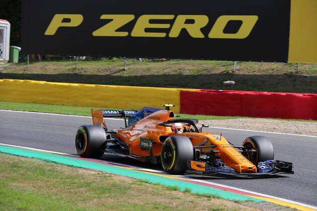 Stoffel Vandoorne, McLaren Renault, formula 1 GP, Belgien in Spa, 24.08.2018 Photo:mspb Jean Petin Stoffel Vandoorne, formula 1 GP, Belgien 2018