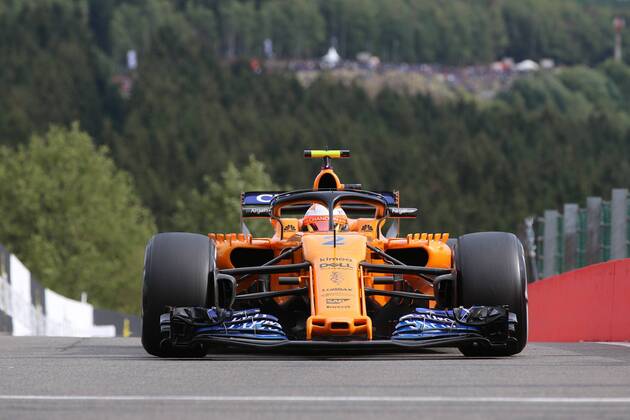 Stoffel Vandoorne, McLaren Renault, formula 1 GP, Belgien in Spa, 24.08.2018 Photo:mspb Jean Petin Stoffel Vandoorne, formula 1 GP, Belgien 2018