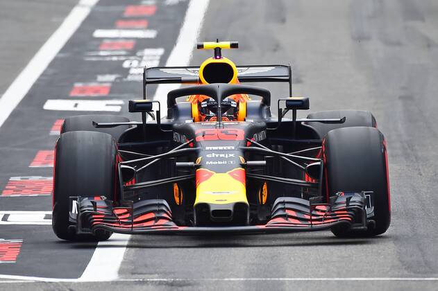 xekx 24.08.- 26.08.2018, FIA Formula 1 Championship, Grosser Preis von Belgien 2018, Grand Prix Belgien, GP Belgian Im Bild: Max Verstappen (NED 33), Aston Martin Red Bull Racing Spa Francochamps Belgien