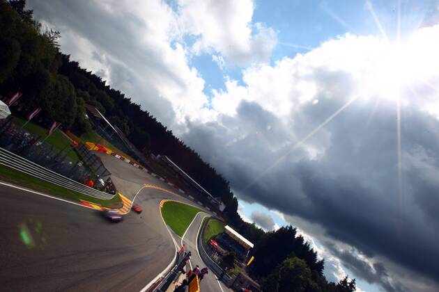 Photo4 LaPresse 25 08 2018 Spa - Francorchamps, Belgium Grand Prix Formula One Belgium 2018 In the pic: Atmosphere, Sebastian Vettel (GER) Scuderia Ferrari SF71H Copyright: xPhoto4 LaPressex