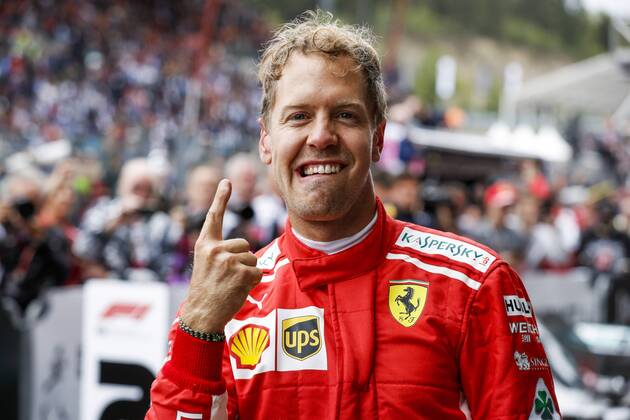 Sport Themen der Woche KW34 Motorsports: FIA Formula One World Championship WM Weltmeisterschaft 2018, Grand Prix of Belgium, 5 Sebastian Vettel (GER, Scuderia Ferrari), Spa-Francorchamps Belgium
