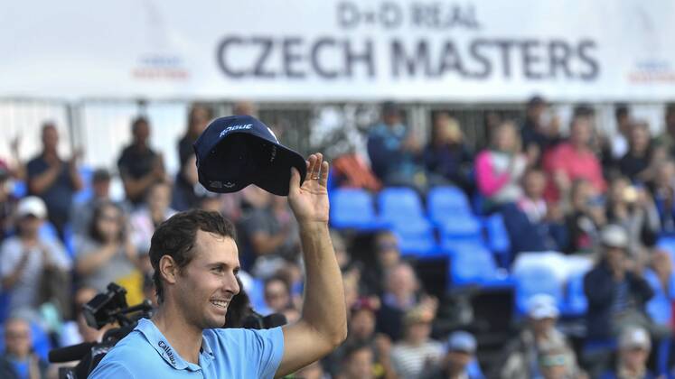 Golfer ANDREA PAVAN of Italy won the Czech Masters golf tournament within the European Tour, in Vysoky Ujezd, Czech Republic, on August 26, 2018. (CTKxPhoto MichalxKamaryt) CTKPhotoP201808260505801  kmt 4