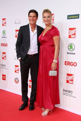 Maria Hoefl-Riesch und Ehemann Marcus Hoefl bei der Verleihung vom Bild Award am 27.08.2018 in Hamburg Sportbild Award 2018 Verleihung in Hamburg