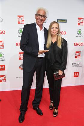 Bernt Bönte und Regina Halmich Verleihung des Bild Award in der Fischauktionshalle Große Elbstraße in Hamburg am 27.8.2018