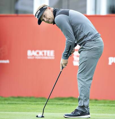 Soeren Kjeldsen ses her ude paa Pro Am runden dagen foer starten paa golfturneringen Made in Denmark paa Silkeborg Golf Klub , onsdag 29. august 2018.. , Silkeborg Jylland Denmark  Copyright: HenningxBagger HenningxBaggerx COP116 spdk20180829-135609-L