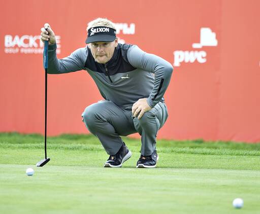 Soeren Kjeldsen ses her ude paa Pro Am runden dagen foer starten paa golfturneringen Made in Denmark paa Silkeborg Golf Klub , onsdag 29. august 2018.. , Silkeborg Jylland Denmark  Copyright: HenningxBagger HenningxBaggerx COP116 spdk20180829-135613-L