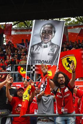 xekx 31.08.- 02.09.2018, FIA Formula 1 Championship, Formula 1, Grosser Preis von Italien 2018, GP Italia, Monza Im Bild: Ferrari Fans in Monza Monza Italien