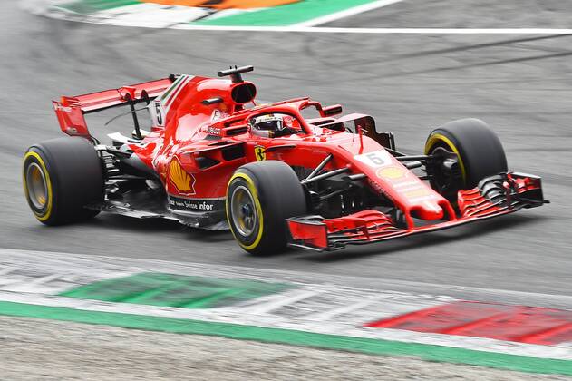 xekx 31.08.- 02.09.2018, FIA Formula 1 Championship, Formula 1, Grosser Preis von Italien 2018, GP Italia, Monza Im Bild: Sebastian Vettel (GER 5), Scuderia Ferrari Monza Italien