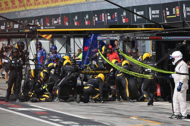 Carlos Sainz junior, Renault F1 Team, formula 1 GP, Italien in Monza, 02.09.2018 Photo:mspb Jean Petin Carlos Sainz junior, formula 1 GP, Italien 2018