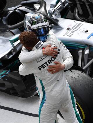 Lewis Hamilton; Valtteri Bottas; Mercedes Grand Prix, formula 1 GP, Italien in Monza, 02.09.2018 Photo:mspb Jerry Andre Lewis Hamilton; Valtteri Bottas; Formel 1 GP, Italien 2018