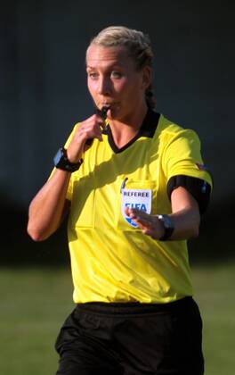 12.09.2018 Subotica(Serbia) ZFK Spartak Subotica-FC Bayern München UEFA women s football champions league round of 32 Tess Olofsson Sweden referee :