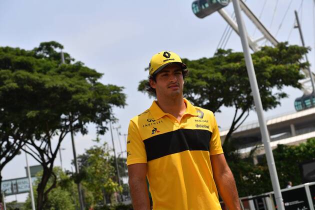 Carlos Sainz junior, Renault F1 Team, formula 1 GP, Singapore, 14.09.2018 Photo:mspb Jerry Andre Carlos Sainz junior, formula 1 GP, Singapore 2018