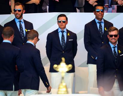2018 Ryder Cup Opening Ceremony, Albatros Course, Le Golf National, Saint-Quentin-en-Yvelines, Paris 27 9 2018 USA s Ricky Fowler Ricky Fowler 27 9 2018  Copyright: x©INPHO OisinxKeniryx OSH_8968