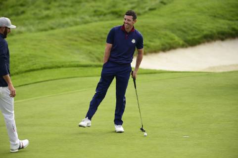 Rory McIlroy of Northern Ireland (Team Europ) GOLF : Ryder Cup 2018 - Guyancourt - 28 09 2018 JBAutissier Panoramic 