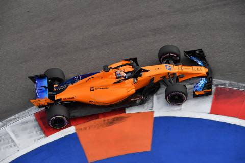Stoffel Vandoorne, McLaren Renault, formula 1 GP, Russian in Sochi, 28.09.2018 Photo:mspb Jerry Andre Stoffel Vandoorne, formula 1 GP, Russian 2018